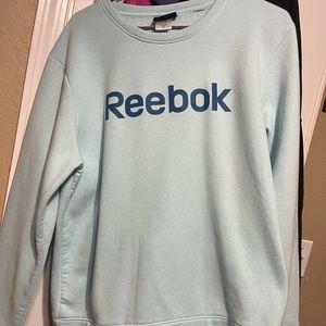 Blue Reebok crew neck